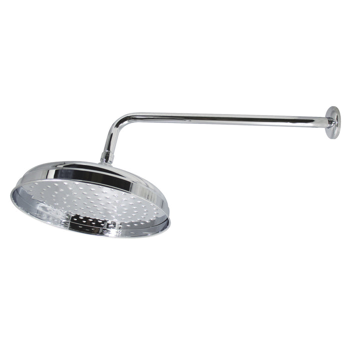 Kingston Heirloom K225K11 - Trimscape 10-Inch Round Raindrop Brass Shower Head with 17-Inch Shower Arm, Polished Chrome