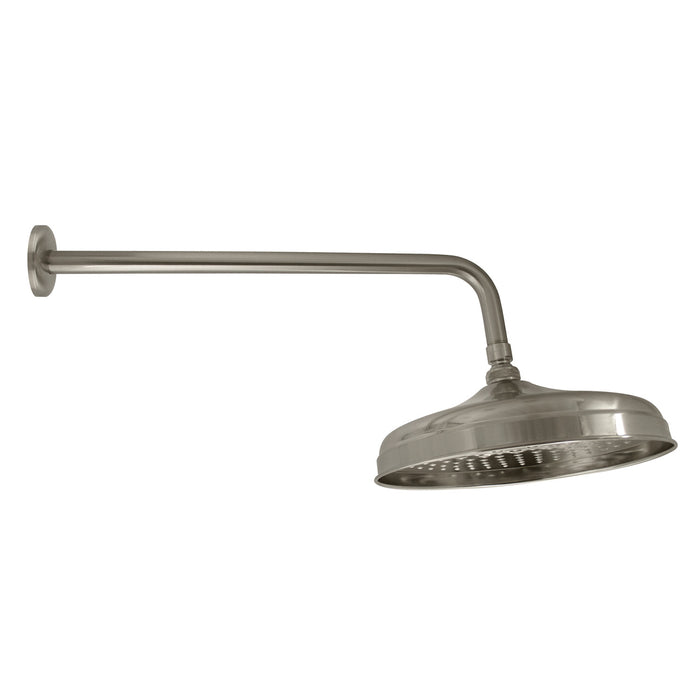 Shower Scape K225K18 10-Inch Brass Shower Head with 17-Inch Shower Arm, Brushed Nickel