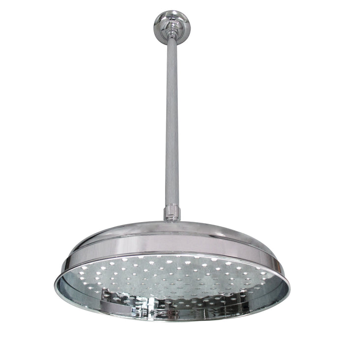 Shower Scape K225K21 10-Inch Brass Shower Head with 17-Inch Ceiling Support, Polished Chrome