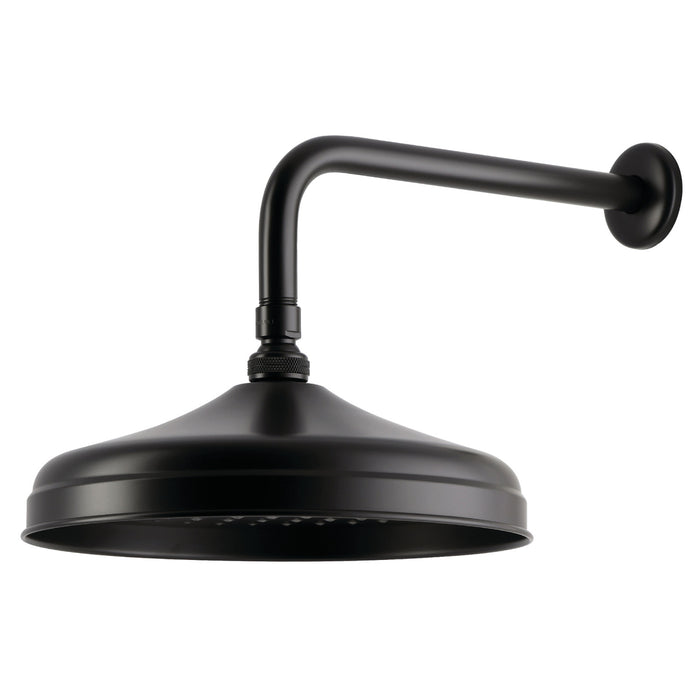 Kingston Trimscape K225K35 10-Inch Round Raindrop Brass Shower Head with 12-Inch Shower Arm, Oil Rubbed Bronze