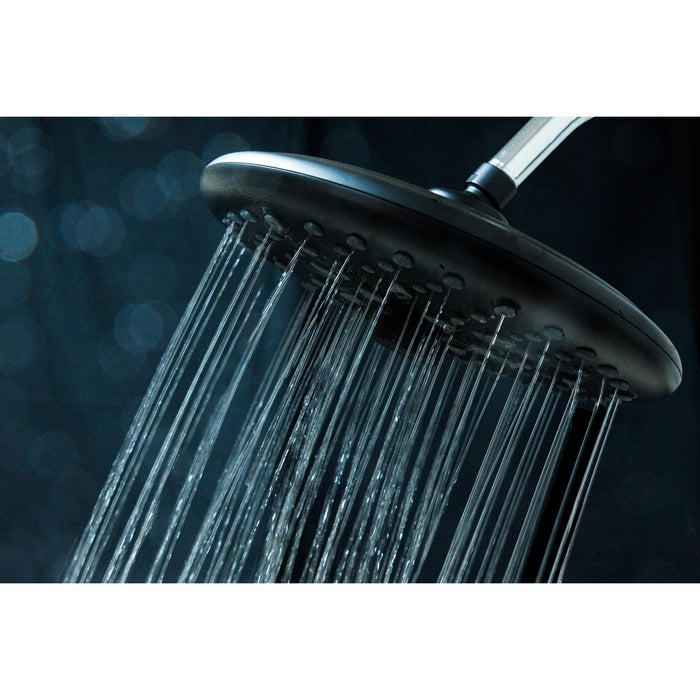 Kingston Trimscape K235A0 9.8-Inch Round Raindrop 8-Functio Shower Head, Matte Black