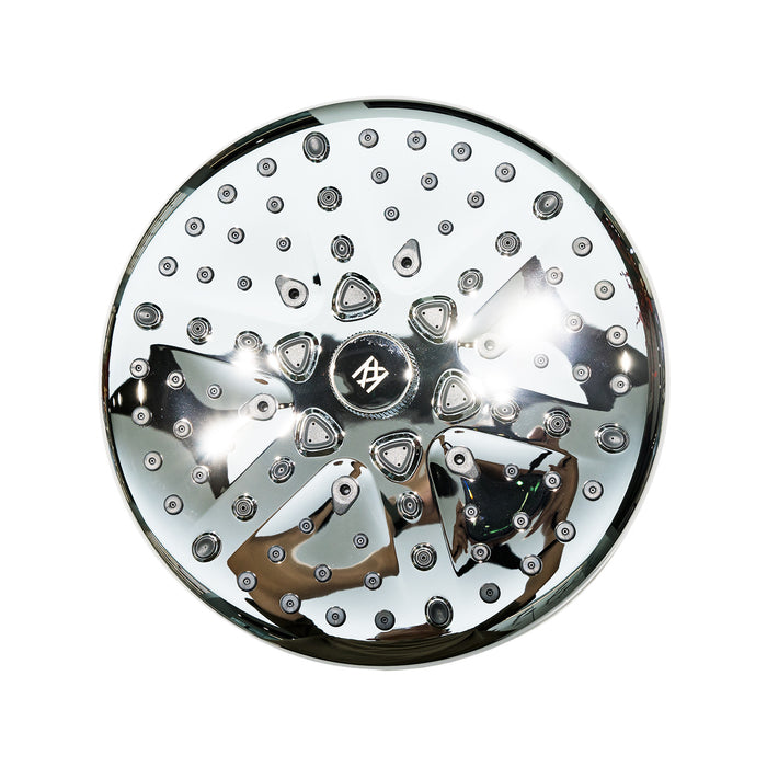 Kingston Trimscape K235A1 9.8-Inch Round Raindrop 8-Functio Shower Head, Polished Chrome