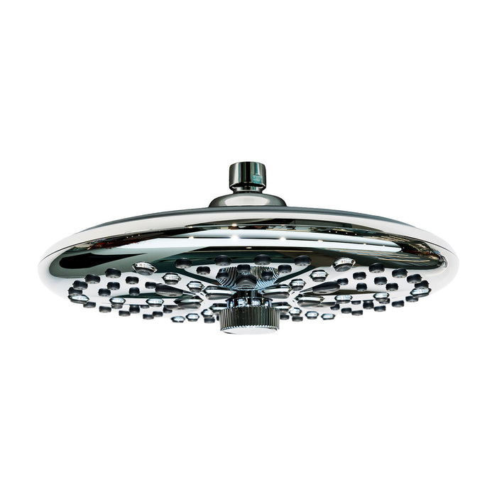 Kingston Trimscape K235A1 9.8-Inch Round Raindrop 8-Functio Shower Head, Polished Chrome