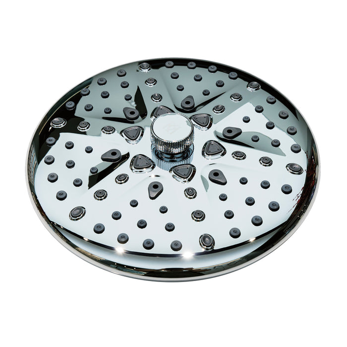 Kingston Trimscape K235A1 9.8-Inch Round Raindrop 8-Functio Shower Head, Polished Chrome