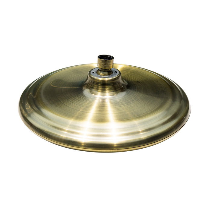 Kingston Trimscape K235A3 9.8-Inch Round Raindrop 8-Functio Shower Head, Antique Brass
