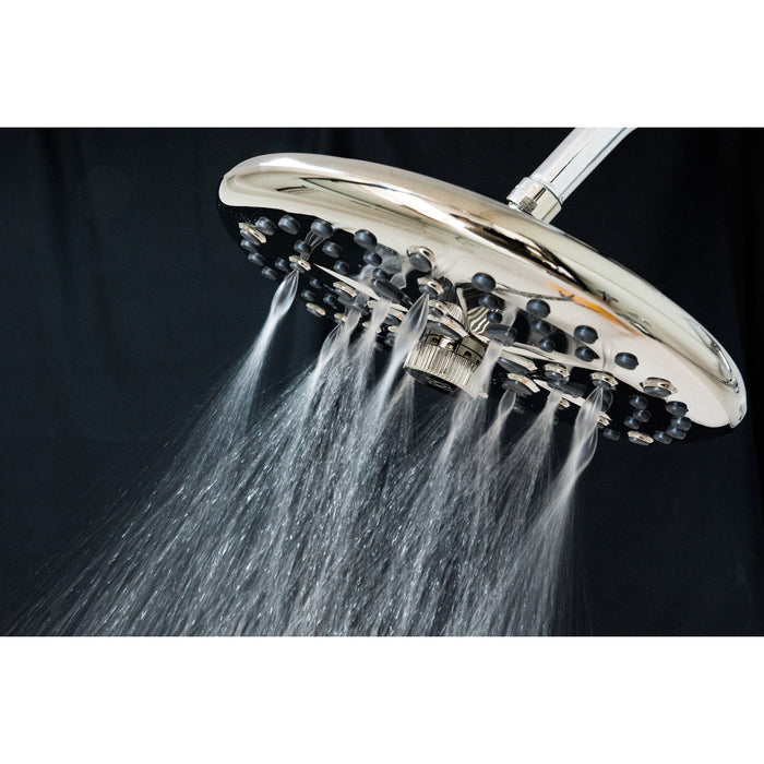 Kingston Trimscape K235A6 9.8-Inch Round Raindrop 8-Functio Shower Head, Polished Nickel