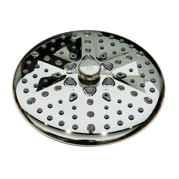 Kingston Trimscape K235A6 9.8-Inch Round Raindrop 8-Functio Shower Head, Polished Nickel