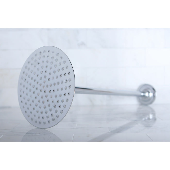 Kingston Heirloom K236K21 - Trimscape 7-3/4 Inch Round Raindrop Brass Shower Head with 17-Inch Ceiling Mount Shower Arm, Polished Chrome
