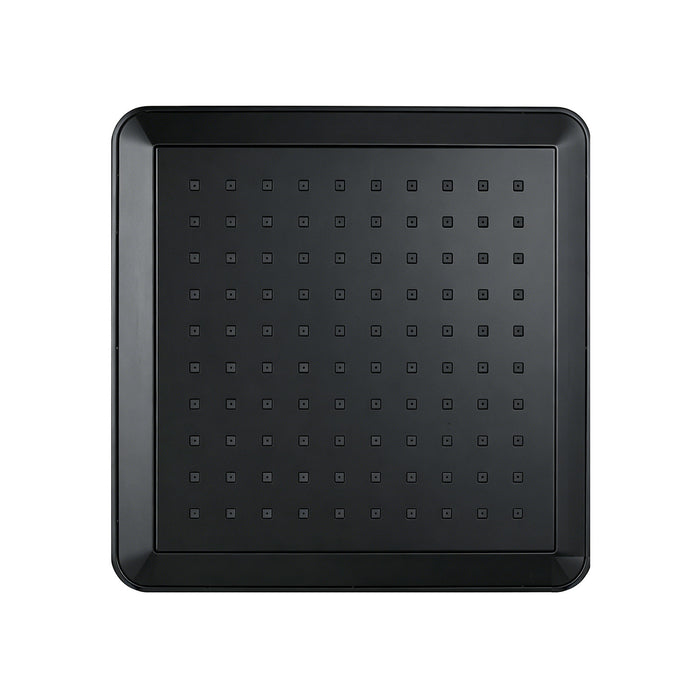 Kingston Sona K250A0 - Claremont 9-5/8-Inch Square Rainfall ABS Shower Head, Matte Black