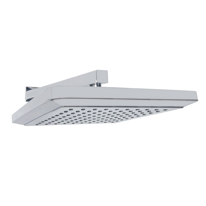 Kingston Sona K250A1CK - Claremont 9-5/8-Inch Square Raindrop ABS Shower Head with 15-3/4-Inch Shower Arm, Polished Chrome