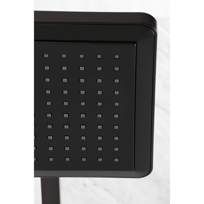 Kingston Sona K250A5CK - Claremont 9-5/8-Inch Square Raindrop ABS Shower Head with 15-3/4-Inch Shower Arm, Oil Rubbed Bronze