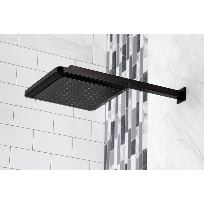 Kingston Sona K250A5CK - Claremont 9-5/8-Inch Square Raindrop ABS Shower Head with 15-3/4-Inch Shower Arm, Oil Rubbed Bronze