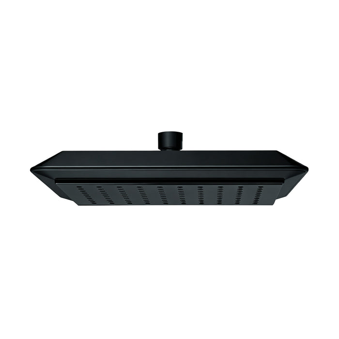 Kingston Sona K251A0 - Claremont 9-5/8 Inch Square Rainfall ABS Shower Head, Matte Black