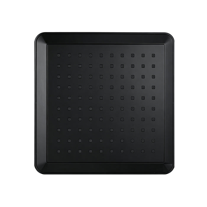 Kingston Sona K251A0 - Claremont 9-5/8 Inch Square Rainfall ABS Shower Head, Matte Black