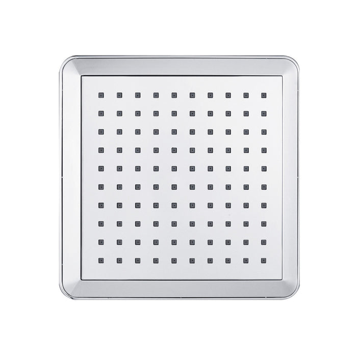 Kingston Sona K251A1 - Claremont 9-5/8 Inch Square Rainfall ABS Shower Head, Polished Chrome