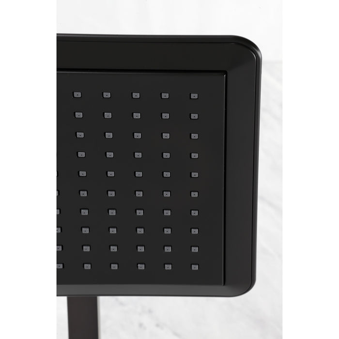 Kingston Sona K251A5CK - Claremont 9-5/8 Inch Square Raindrop ABS Shower Head with 15-3/4 Inch Shower Arm, Oil Rubbed Bronze