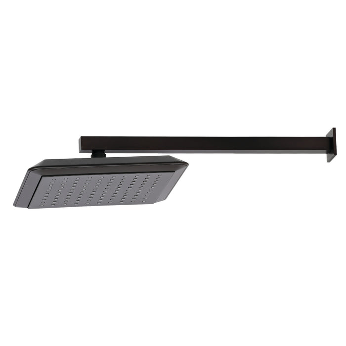 Kingston Sona K251A5CK - Claremont 9-5/8 Inch Square Raindrop ABS Shower Head with 15-3/4 Inch Shower Arm, Oil Rubbed Bronze