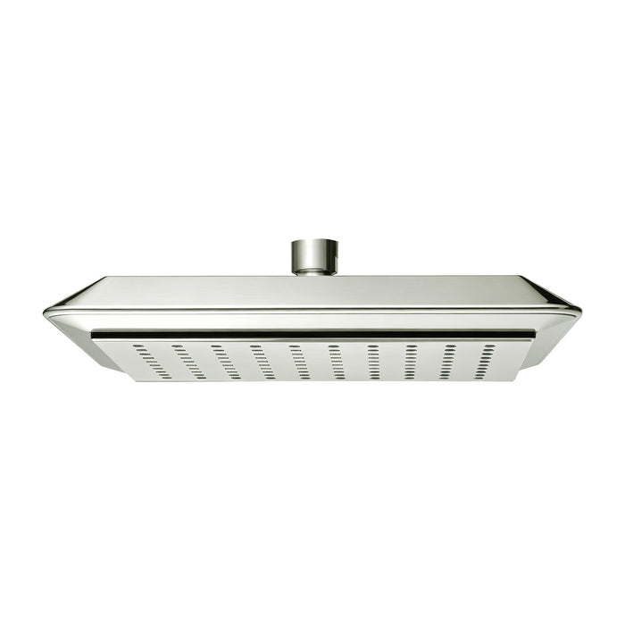Kingston Sona K251A6 - Claremont 9-5/8 Inch Square Rainfall ABS Shower Head, Polished Nickel
