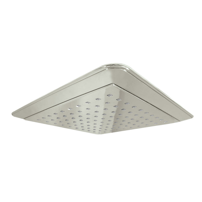 Kingston Sona K251A6 - Claremont 9-5/8 Inch Square Rainfall ABS Shower Head, Polished Nickel