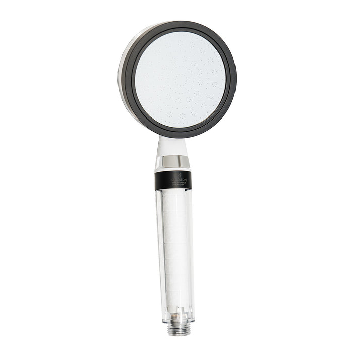 Kingston Shower Scape K301F0 Single Function Filtered Hand Shower, White/Matte Black