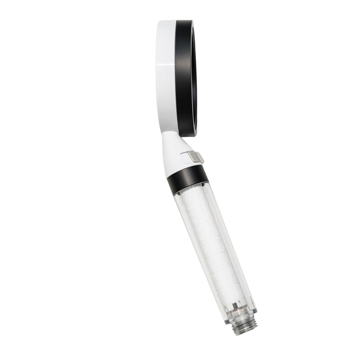 Kingston Shower Scape K301F0 Single Function Filtered Hand Shower, White/Matte Black
