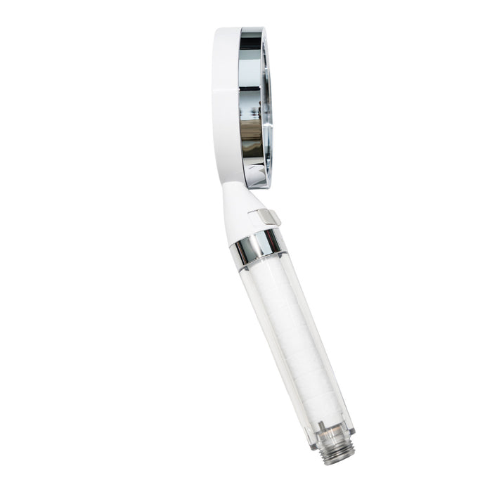 Kingston Shower Scape K301F1 Single Function Filtered Hand Shower, White/Polished Chrome