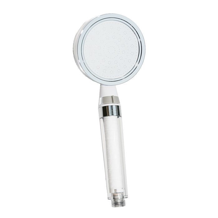 Kingston Shower Scape K301F1 Single Function Filtered Hand Shower, White/Polished Chrome