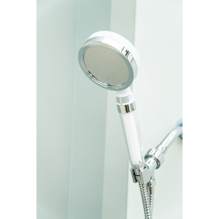 Kingston Shower Scape K301F1 Single Function Filtered Hand Shower, White/Polished Chrome