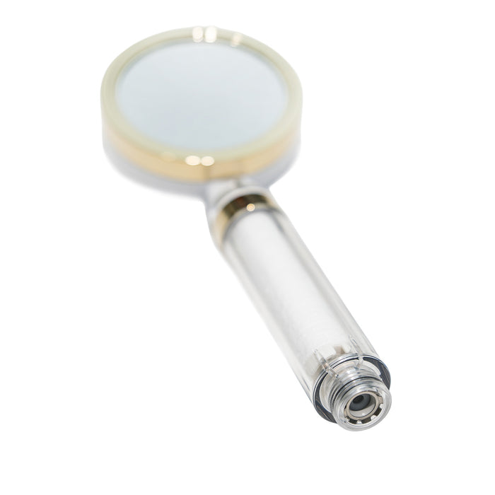 Kingston Shower Scape K301F2 Single Function Filtered Hand Shower, White/Polished Brass