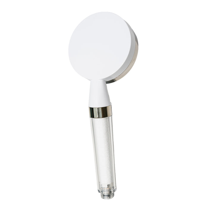 Kingston Shower Scape K301F6 Single Function Filtered Hand Shower, White/Polished Nickel