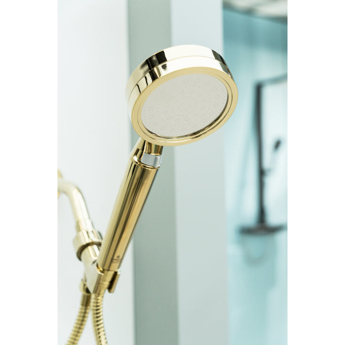 Kingston Shower Scape K302F2 Single Function Filtered Hand Shower, Polished Brass