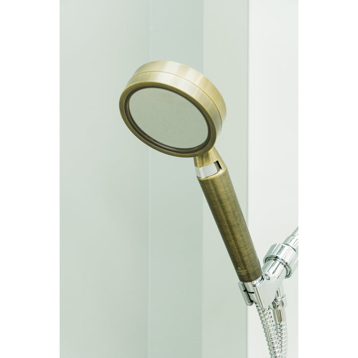 Kingston Shower Scape K302F3 Single Function Filtered Hand Shower, Antique Brass