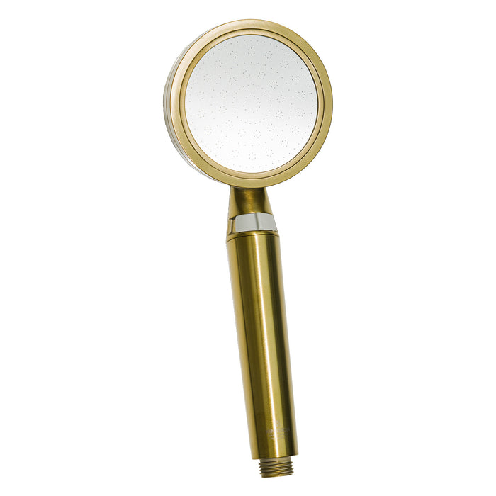 Kingston Shower Scape K302F7 Single Function Filtered Hand Shower, Brushed Brass