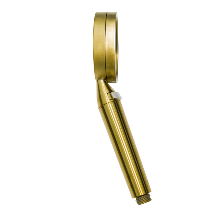 Kingston Shower Scape K302F7 Single Function Filtered Hand Shower, Brushed Brass