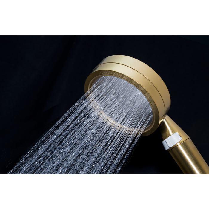 Kingston Shower Scape K302F7 Single Function Filtered Hand Shower, Brushed Brass