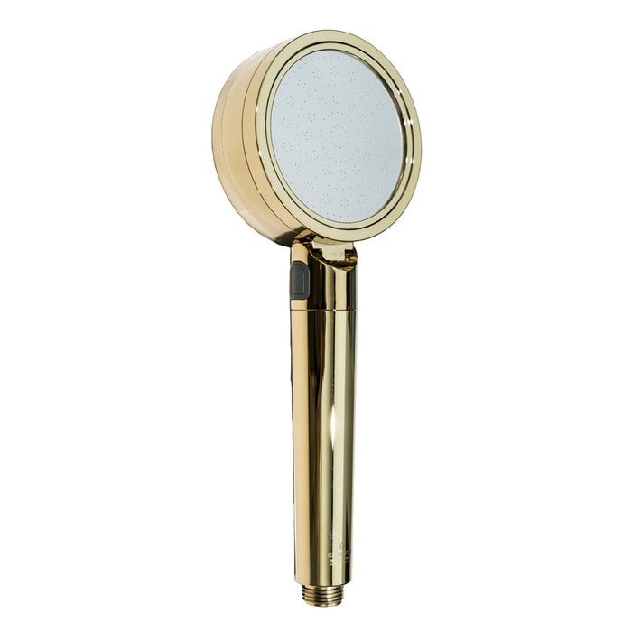 Kingston Shower Scape K310F2 2-Function Filtered Hand Shower, Polished Brass