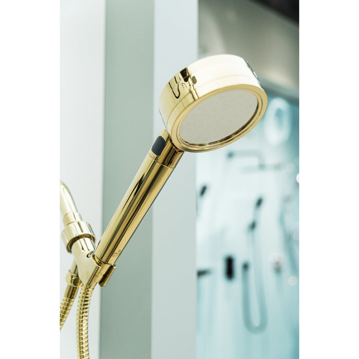 Kingston Shower Scape K310F2 2-Function Filtered Hand Shower, Polished Brass