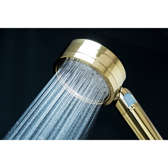 Kingston Shower Scape K310F2 2-Function Filtered Hand Shower, Polished Brass