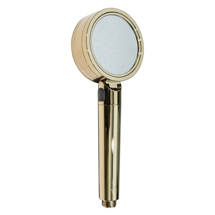 Kingston Shower Scape K310F2 2-Function Filtered Hand Shower, Polished Brass