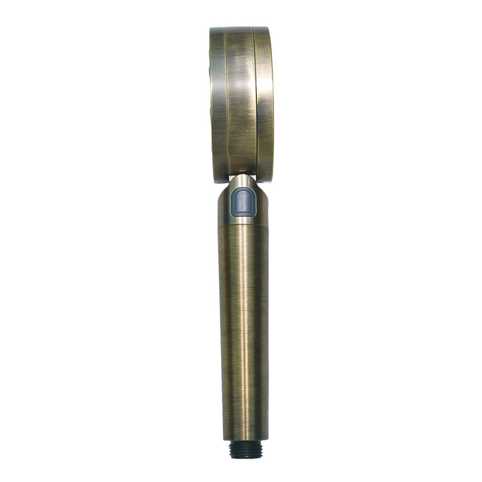 Kingston Shower Scape K310F3 2-Function Filtered Hand Shower, Antique Brass