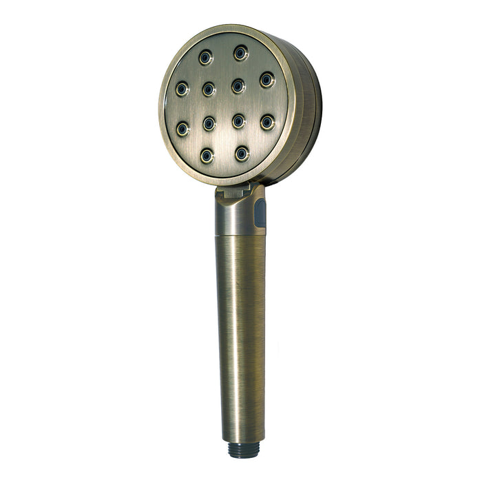 Kingston Shower Scape K310F3 2-Function Filtered Hand Shower, Antique Brass