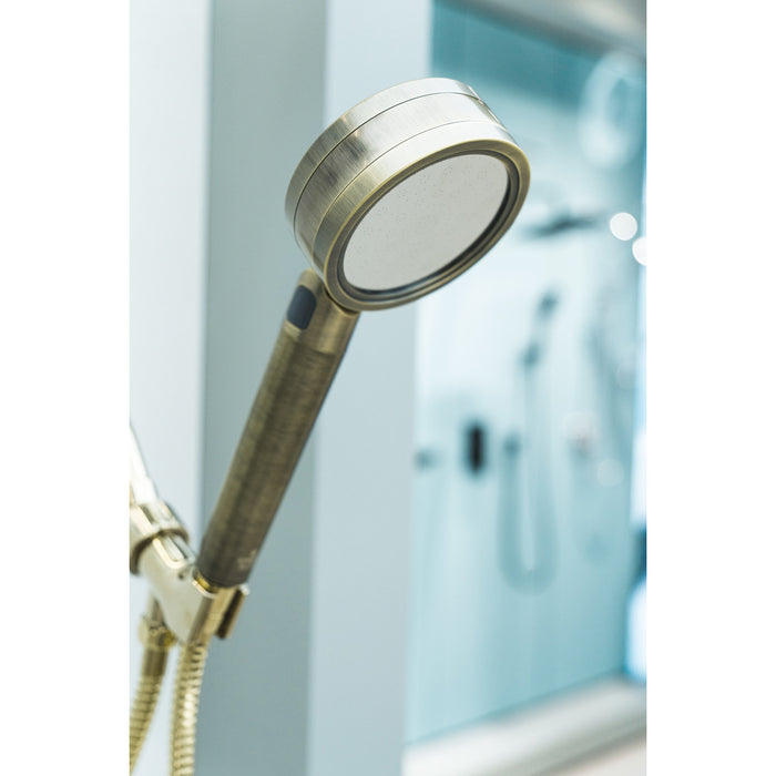 Kingston Shower Scape K310F3 2-Function Filtered Hand Shower, Antique Brass