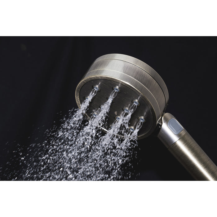 Kingston Shower Scape K310F3 2-Function Filtered Hand Shower, Antique Brass