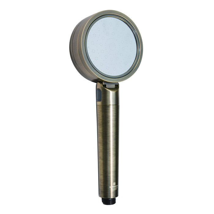 Kingston Shower Scape K310F3 2-Function Filtered Hand Shower, Antique Brass