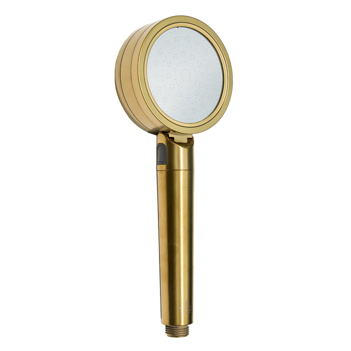 Kingston Shower Scape K310F7 2-Function Filtered Hand Shower, Brushed Brass