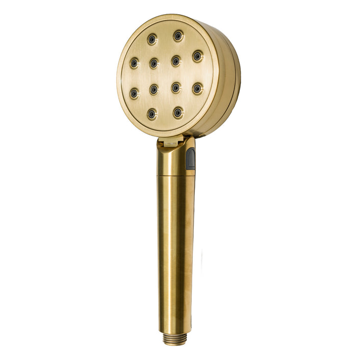 Kingston Shower Scape K310F7 2-Function Filtered Hand Shower, Brushed Brass