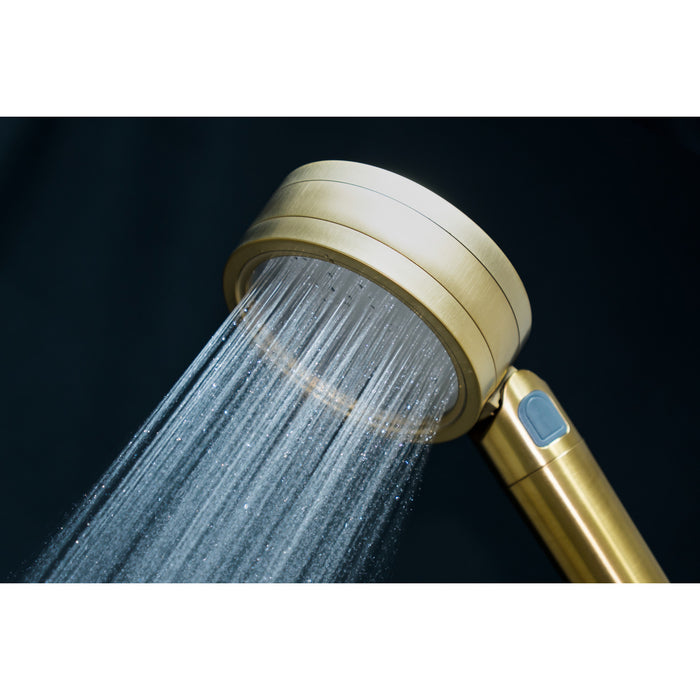 Kingston Shower Scape K310F7 2-Function Filtered Hand Shower, Brushed Brass
