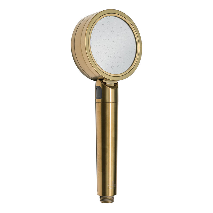Kingston Shower Scape K310F7 2-Function Filtered Hand Shower, Brushed Brass