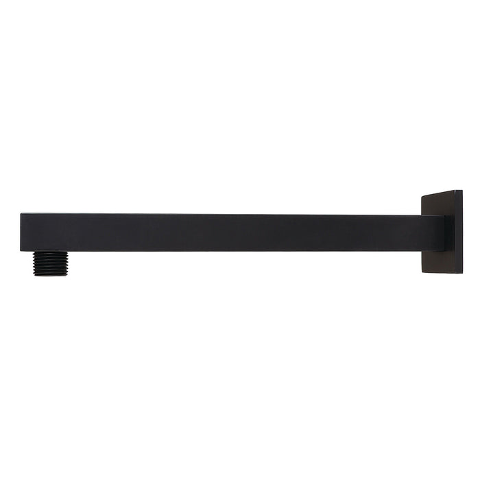 Kingston Sona K4100 - Claremont 10-Inch Shower Arm with Square Flange, Matte Black