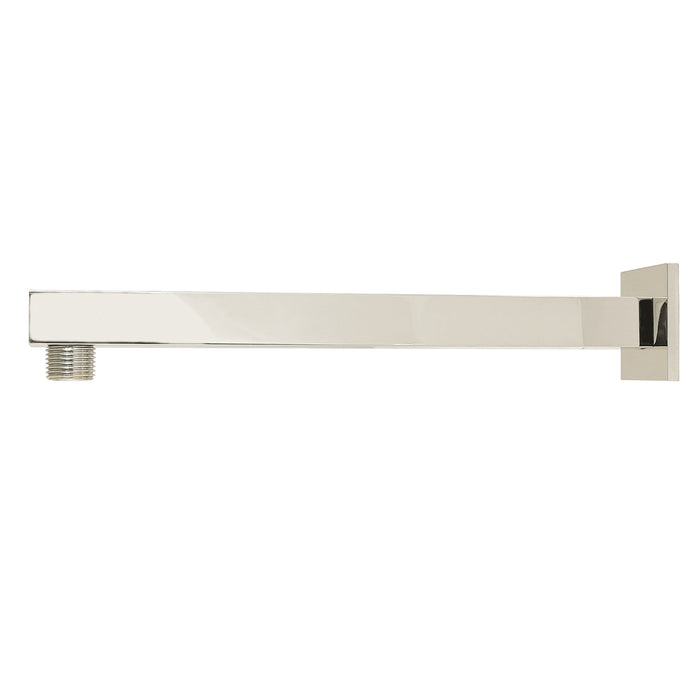 Kingston Sona K4106 - Claremont 10-Inch Shower Arm with Square Flange, Polished Nickel